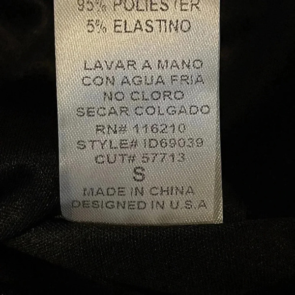 Dress with lace up detail on sides. Zipper in back. - Picture 8 of 12